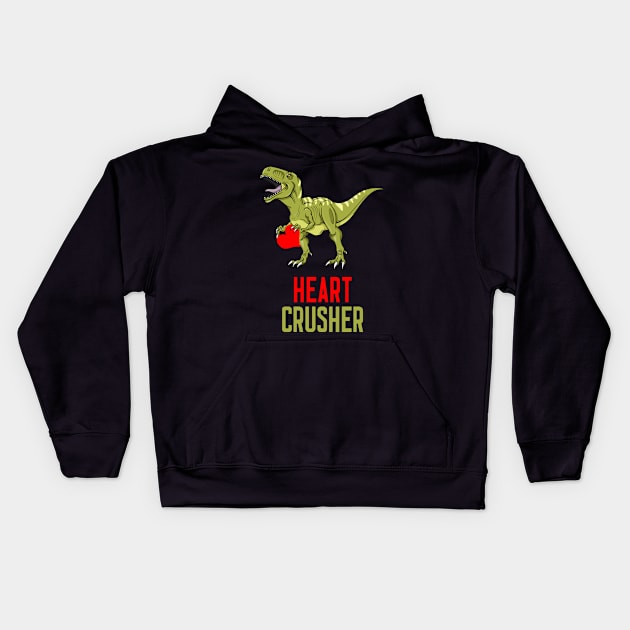 Heart Crusher T-Shirt Kids Hoodie by cleverth